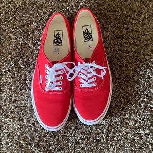red vans authentics